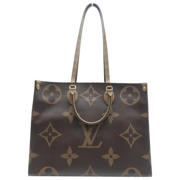 Louis Vuitton Handbags - 100% Authentic Louis Vuitton GM Reverse Onthego  Monogram Canvas Satchel Bag